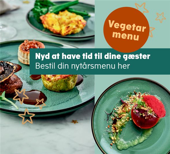 🎆 Vegetar - Nytårsmenu 2023 🎆