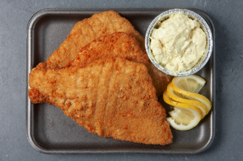 2 stk. fiskefilet m. remoulade